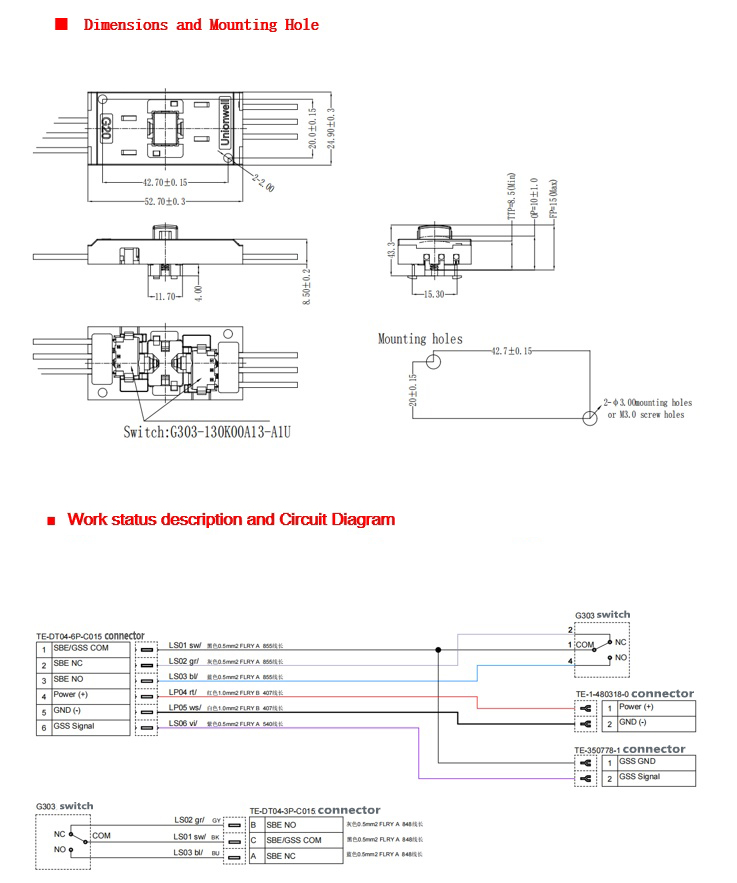 car seat belt switch drawing